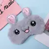 Nueva Máscara de Ojos para Dormir de Dibujos Animados Linda y Peluda Máscara de Ojos de Unicornio Colorida de Ensueño Máscara de Ojos Blackout de Viaje 3D Paquete de Hielo