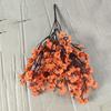 Gipsofila Colorida Simulada Ramo Único 5 Garfos Buquê de Gipsofila Flor Falsa Arranjo de Flores para Salão de Casamento Arranjo de Flores para Casa Flor Falsa