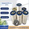 Elemento filtrante industrial para remoção de poeira seis orelhas cartucho de filtro de liberação rápida máquina de jateamento de areia jateamento de granalha coletor de pó recuperação de pó elemento filtrante eletrostático