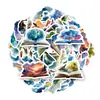 Abastecimiento Directo Transfronterizo 56 Hojas Libro Mágico de Dibujos Animados Paisajes Naturales Animales Pegatinas Decoración Impermeable Diario Funda de Teléfono Calcomanías