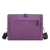 Bolsa para Computadora Negocio al por Mayor Bolso de Hombro para Viajes Diarios Hombres Tela Oxford Cruzado para Portátil Cremallera Negra Bolsa Portátil