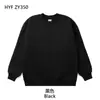 Sudadera Holgada de Forro Polar con Cuello Redondo Color Sólido Manga Larga Top Casual para Hombres y Mujeres Soporta Personalización de Impresión de Patrón de LOGO