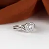 Anillo de Banda Doble Capa Corazón Completo de Diamante Cruz Anillo Cruzado Superventas Transfronterizo Forma de Corazón Apilado Circonita Anillo para Mujer