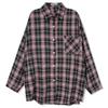 Camisa Xadrez Preta Feminina, Novo Estilo Primavera 2024, Top Casual Niche Emagrecedor, Jaqueta Camisa Solta para Outono