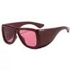 Óculos de Sol Novos Estilo 2026 Exagerados de Aba Larga Moda Hip-Hop Personalidade Tendência Cool Óculos de Sol Retro Futuristas Óculos de Proteção Solar