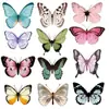 Accesorios de Mariposa Pensamiento de Siete Colores Joyería de Regalo Ramo de Flores Materiales a Juego Tienda de Flores Florales Empaque Materiales de Regalo