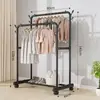 Fábrica de tendedero de piso para interiores para el hogar perchero de interior para ropa perchero de dormitorio simple estante de almacenamiento para balcón para secar ropa