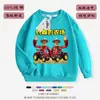 Ropa Infantil Granja de John Suéteres de Terciopelo para Niños Rojo de Año Nuevo para Niños Tops de Otoño e Invierno para Niños Tops Cálidos para Niños