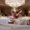 Copas de Champaña de Aspecto Elegante para Bodas y Compromisos Decoradas con Flores Inmortales, Escenas de Brindis de los Recién Casados, Accesorios para Sesiones de Fotos, Artículos Pequeños