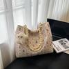 2025 Nueva Moda Casual Linda Bolsa de Axila para Mujer Dulce Gran Capacidad Simple Estilo Occidental Bolso de Hombro Tote