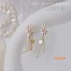 Joyería para Uñas de Lazo 2025 Nueva Celebridad de Internet Popular Zircón Líquido Mariposa Exquisita Joyería con Incrustaciones de Diamantes al Por Mayor