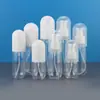 30 50 80 100ml Garrafa Cápsula Transparente com Spray Garrafa Plástica Garrafa de Tônico Cosmético Garrafa para Pílulas