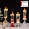 Nova Decoração de Natal Lâmpada de Vento Luminosa Caixa de Música Ornamentos Luz Noturna Criativa Luz de Vela Presentes para Amigos Venda por Atacado