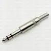 Conector Yongsheng 6.35-head 6.5 Canal Duplo grande de três pinos para microfone áudio TS plug para amplificador de áudio mixer
