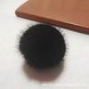 Pendientes de Bola de Pelo de Imitación de Visón, Accesorios de Piel Sintética para Manualidades, Joyería, Accesorios para el Cabello, Pequeños Materiales Decorativos de Bola de Pelo
