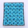 Ventas Directas de Fábrica Rosa Cristal Oro Rosa Cabeza de Flor Rosa Encantadora Azul Ramo Día de San Valentín Material DIY Flor Rosa con Brillantina