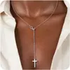 Amazon Transfronterizo Personalizado Mezcla y Combina Cadena Cruzada Collar Hip-Hop Tendencia Gargantilla Dorada Moda Joyería en Capas