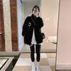 Moletom de fleece feminino para outono e inverno, jaqueta quente de fleece de cordeiro fleece coral, adequado para uso interno e externo