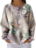 2026 Amazon Transfronterizo Otoño/Invierno Nuevo Estilo para Mujer Sudadera con Capucha y Botones para Mujer Estampado de Letras Árbol de Navidad Estrella de Cinco Puntas