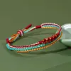 Pulseras de Cuerda de Colores del Festival del Bote del Dragón, Pulseras Tejidas Artesanales de Estilo Étnico para Adultos, Niños y Bebés, Pulseras Pequeñas de Saquito de Zongzi al por Mayor