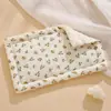 Almofada para Bebê Recém-Nascido Almofada de Feijão Musselina Bebê Calmante Lado para Dormir Almofada de Costas Crianças 0-6-12 Meses Almofada