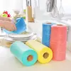 Tipo de punto de ruptura protección ambiental de cocina tela no tejida sin lavado corte libre paño de limpieza multiusos 50 piezas paño para platos