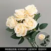 Decoração de Arranjo Floral de Casamento Cor de Champanhe, Materiais de Arte Floral, Adereços para Corredor, Arco de Flores, Arranjo Floral