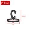 Hebilla de Gancho Giratorio de Plástico Engrosado, Mosquetón de Plástico Giratorio de 180 Grados, Hebilla Conectora para Correa de Mochila, Accesorios para Equipaje