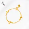 Pulsera de Mariposa Láser Elegante de Moda Versátil de Lujo Ligero Sentido de Diseño de Nicho Pulsera de Mariposa Articulada Joyería
