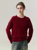 Zhenrong~ Suéter de Punto Consinee 100% Cachemira Suave y Versátil para Mujer, Retro, Holgado, Engrosado, Capa Base
