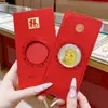 2026 Año del Caballo Festival de Primavera Creativos Pegatinas para Teléfono Estampadas en Oro Sobres Rojos Personalizados Bendiciones de Dibujos Animados para Niños Paquetes Rojos de Año Nuevo Venta al por Mayor