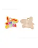 Huevo de Pascua Conejo Zanahoria Gota de Aceite Joyería Accesorios Colgante de Aleación DIY Llavero Cadena para Teléfono Adorno