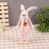 Adornos de Conejo de Pascua, Adornos Hechos a Mano de Fieltro de Lana, Accesorios Creativos para Decoración Fotográfica y Manualidades del Fabricante de Origen