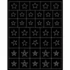 Pegatinas Huecas de Estrella de Cinco Puntas para Uñas, Rayos de Estrella Huecos, Mariposa, Corazón, Flor, Llama, Plantillas Huecas para Spray de Uñas