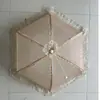 Capa de Refeição para Restaurante Estilo Escandinavo Capa de Mesa de Jantar Dobrável Anti-Mosca e à Prova de Poeira Capa para Arroz Cor Pura Capa para Pratos