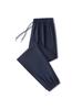 Pantalones casuales de seda de hielo nuevos, pantalones deportivos de calidad de talla grande, pantalones de verano frescos para hombre, 80% nailon, logotipo