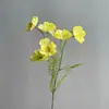 Flores de cosmos artificiales de 6 cabezas, ramo fresco y elegante para decoración del hogar, diseño de interiores, accesorios de boda, transfronterizo
