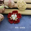 Acrílico Pengqi vermelho grande imitação de concha flor de liga tridimensional coração acessórios grupo decorativo leque sapatos Xizang material DIY bolsa