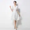Comercio exterior transfronterizo TK vestido de encaje con bordado francés para mujer, nuevo estilo de verano, vestido elegante y de alta gama