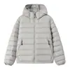 26 Novo Casaco de Penas Leve para Exterior de Inverno 90% Penugem de Pato Branco Jaqueta Shell Masculina Jaqueta Puffer Roupa Exterior