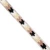 Nueva Venta Caliente Color Mixto Resina Cuadrado Código de Barras Rhinestone Tira Larga Flecha de Arenque Encaje Accesorios para Ropa Adorno de Joyería