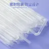 Pajitas Flexibles Universales de 8*210 mm, Desechables Empaquetadas Individualmente, Diámetro Grande, Grosor Medio, Pajitas Transparentes con Rayas de Colores al por Mayor