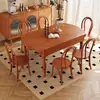 Mesa de comedor extensible estilo vintage, modelo nuevo con un toque de lujo ligero y sensación de alta gama, adecuada para casas pequeñas, moderna, giratoria, plegable y convertible en mesa redonda