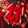 Nuevos Calzoncillos tipo bóxer para hombre Huajie Long Año del Zodiaco Estampado Rojo Calzoncillos tipo bóxer Rojos Transpirables Talla Grande Dropshipping