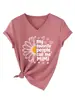 Mis personas favoritas llaman Amazon eBay estación independiente camiseta de mujer de manga corta con cuello en V moderna y elegante