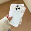 Ins estilo coreano color contrastante transparente estrellas pequeñas aplicable a funda de teléfono Apple 18pro iphone17 cobertura total 16 funda blanda 15