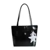 Bolsa tote grande e moderna para mulheres, nova coleção de verão 2026, bolsa de ombro estilosa e única, bolsa simples e casual para o dia a dia