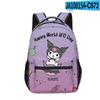 Mochila Escolar Animada de Dibujos Animados 3D Nueva Estampada Alrededor de Sanrio Kuromi Kuromi Alrededor de Estudiantes de Primaria