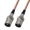 Cable de antena de TV 4K8K, cable de señal para decodificador, cable plateado de alta definición, cable de circuito cerrado con cable, cable con conector F