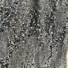 En Stock del Fabricante: Tela Floral Bordada con Lentejuelas y Perlas, Base Plisada, Tela para Vestidos Qipao y Vestidos de Gala de Alta Gama Hechos a Medida